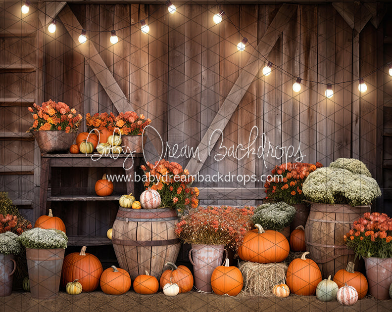 Rustic Pumpkin Barn (JA)