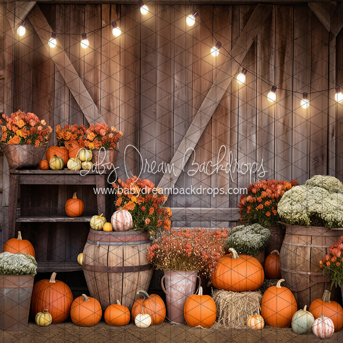 Rustic Pumpkin Barn (JA)