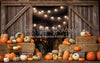 Rustic Pumpkin Barn Door (JA)