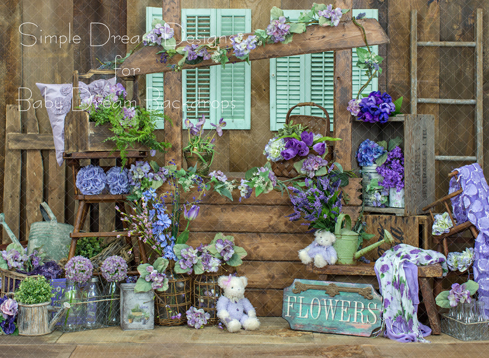Rustic Purple Garden