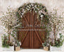 Rustic Spring Welcome (Brown Door)
