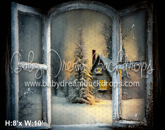 Rustic Winter Window (SM) 