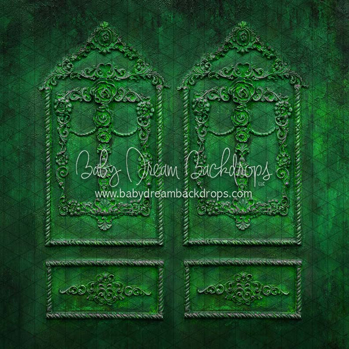 X Drop rusty emerald wall