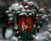 Winter Rose Door Digital Download