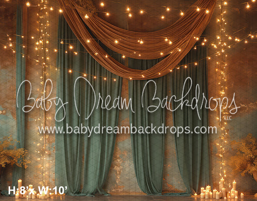 Sage Sheer Organza V1 Drape Collection (BD)