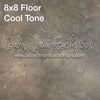 Sandblast Cement Warm Floor 8x8