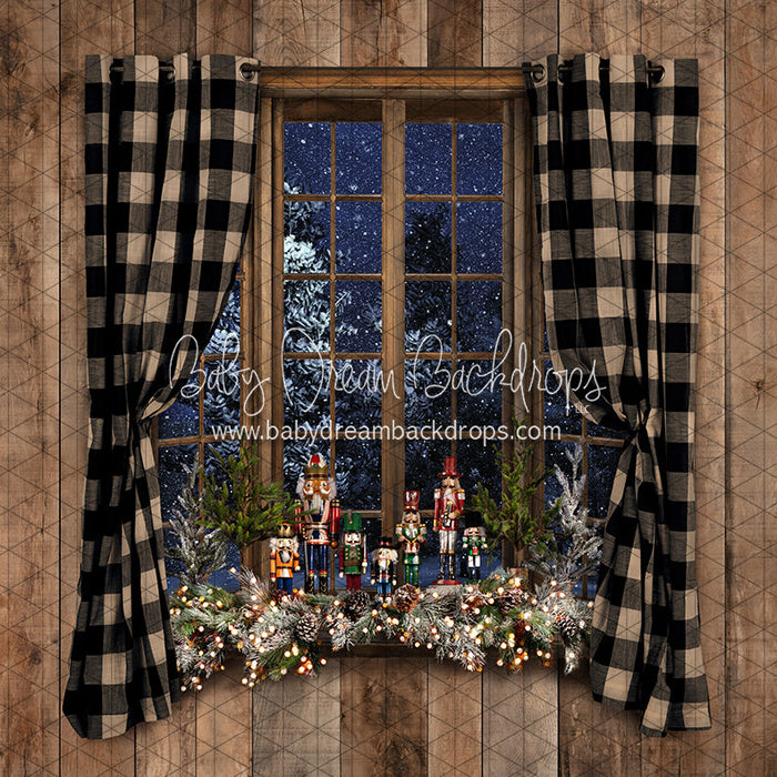 X Drop santa shanty window ja