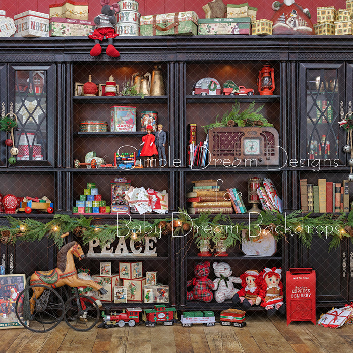 X Drop santas vintage study