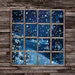 Santa Workshop Window 8x8 - JA
