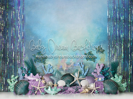 Sea Story Curtains - 6x8 - BS (Fleece)