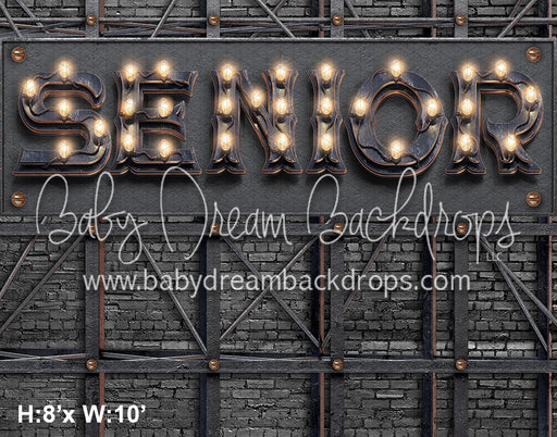 Senior Marquee Black Brick
