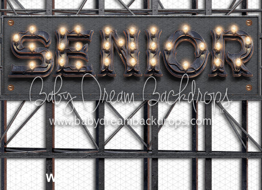 Senior Marquee on White