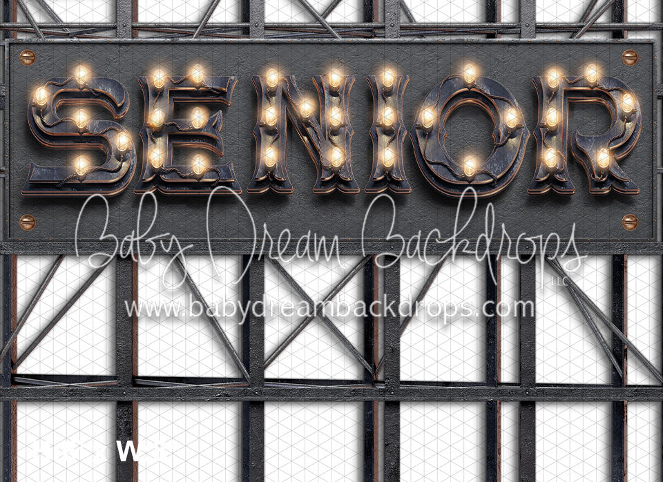 Senior Marquee on White