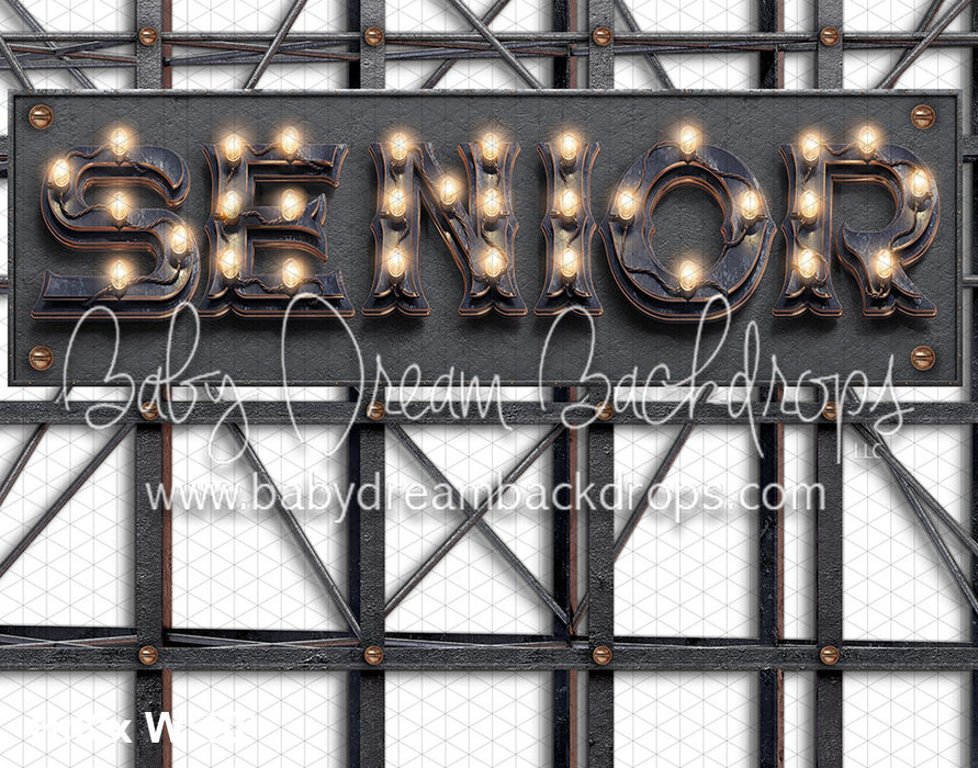 Senior Marquee on White