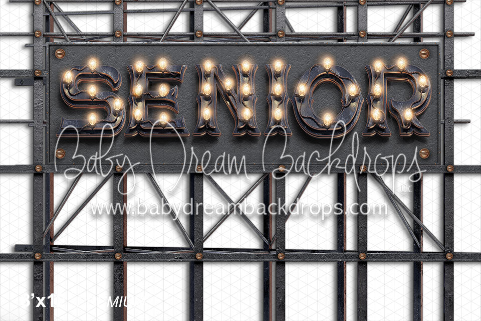 Senior Marquee on White