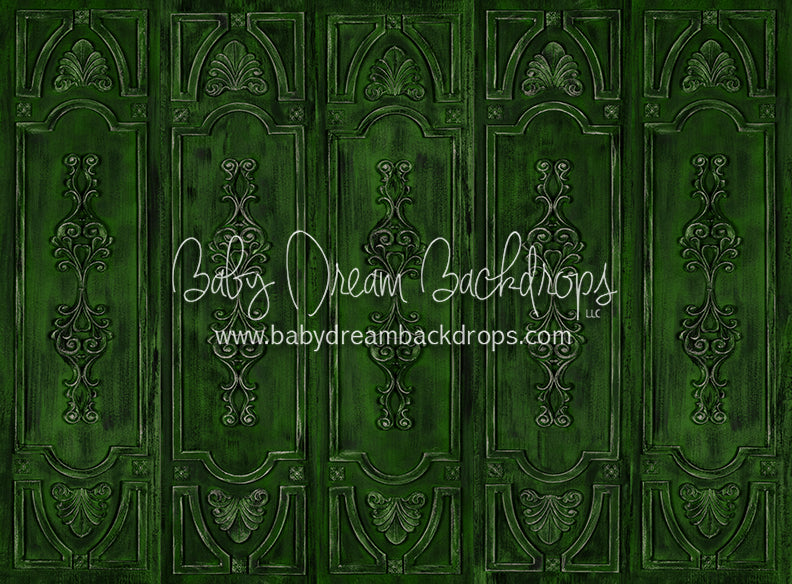 Shabby Panels Green
