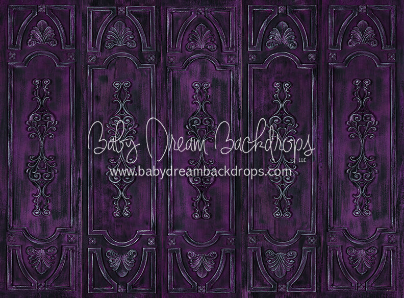 Shabby Panels Purple