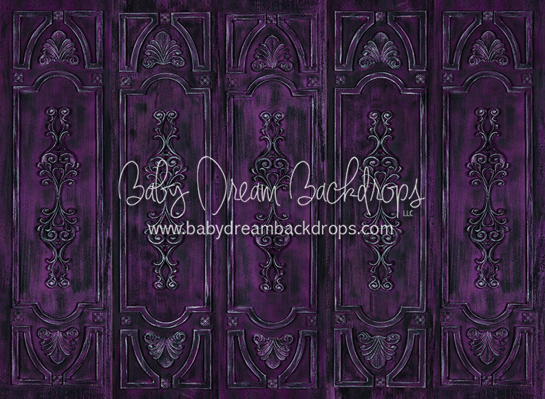 Shabby Panels Purple