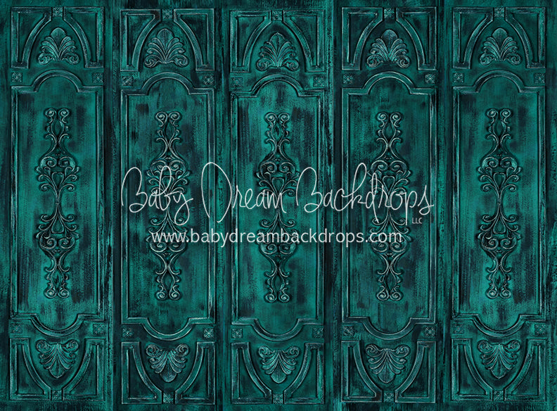 Shabby Panels Turquoise