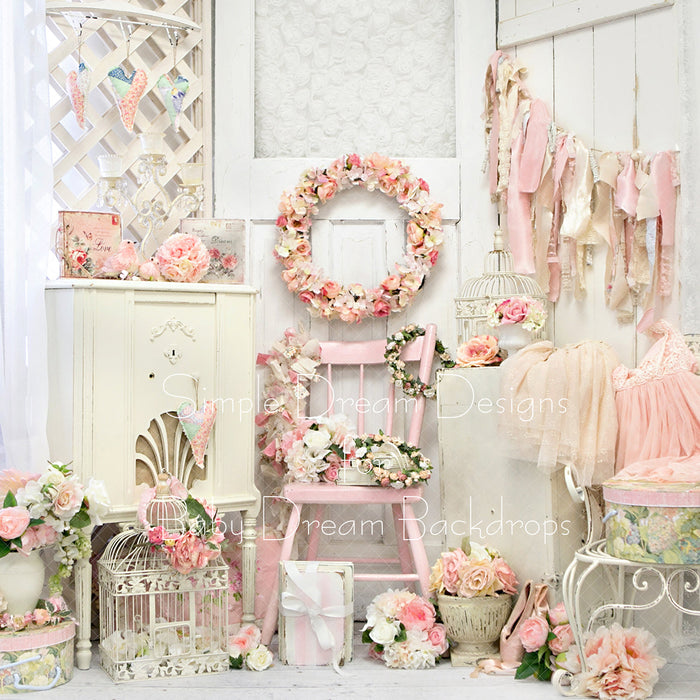 X Drop shabby corner