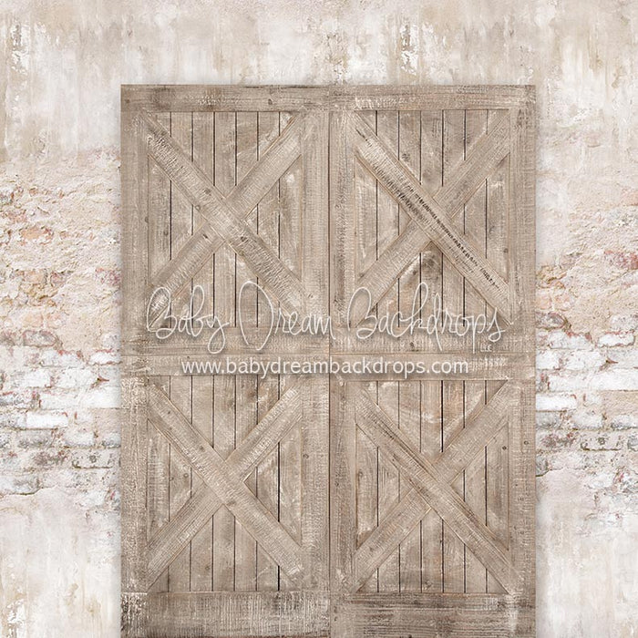 Shabby Barn Doors - 8x8 - JA (Premium)