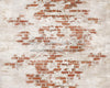Scattered Brick Floor Fabric Drop