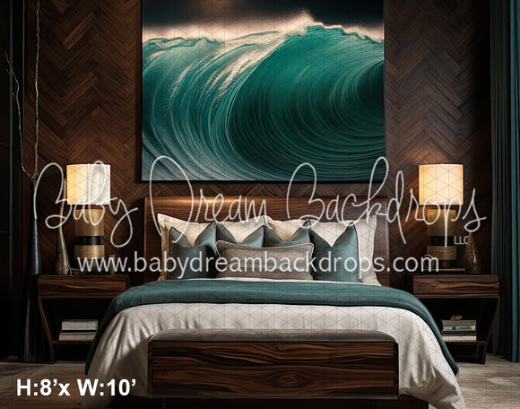 Shades of Romance Ocean Wood Bedroom (SM) 