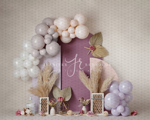 Shades of Mauve Birthday Arches