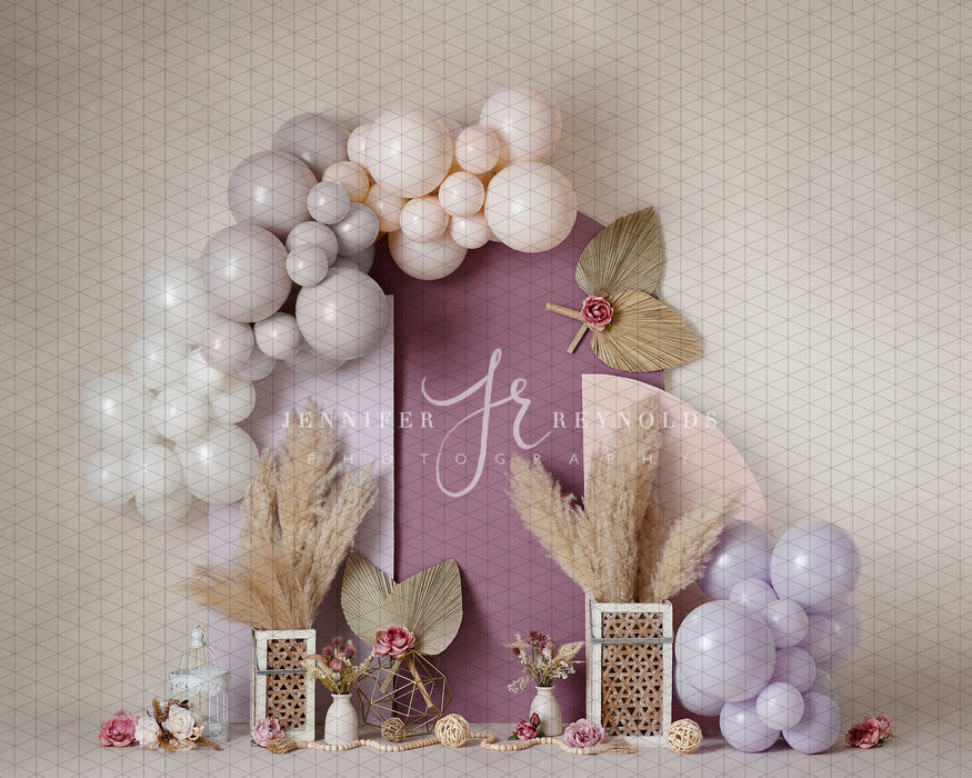 Shades of Mauve Birthday Arches