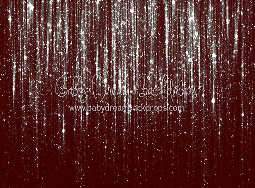 Shimmer in Maroon and Silver