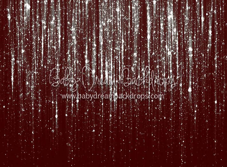 Shimmer in Maroon and Silver