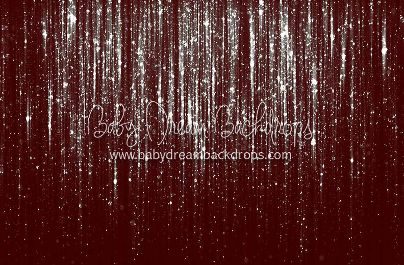 Shimmer in Maroon and Silver