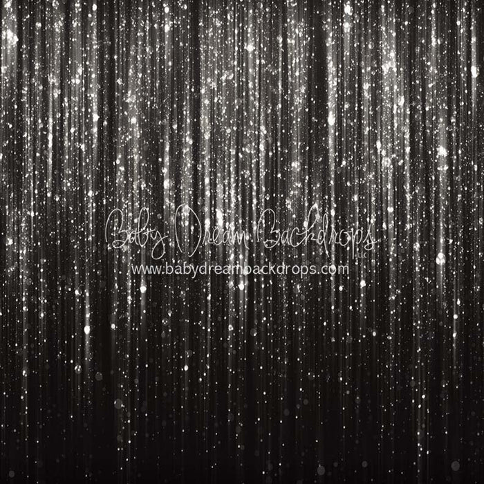 X Drop shimmer in silver