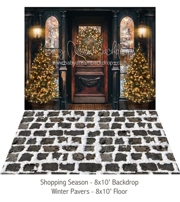 Shopping Season and Winter Pavers Floor