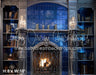 Silver Blue Celebration Fireplace (SM) 