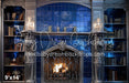 Silver Blue Celebration Fireplace (SM) 