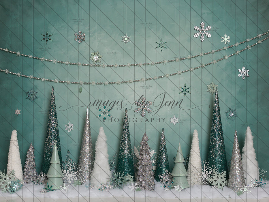 Silver and Green Winter