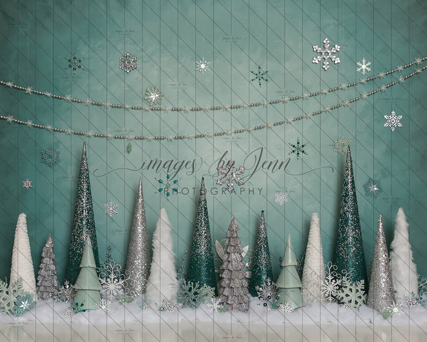 Silver and Green Winter