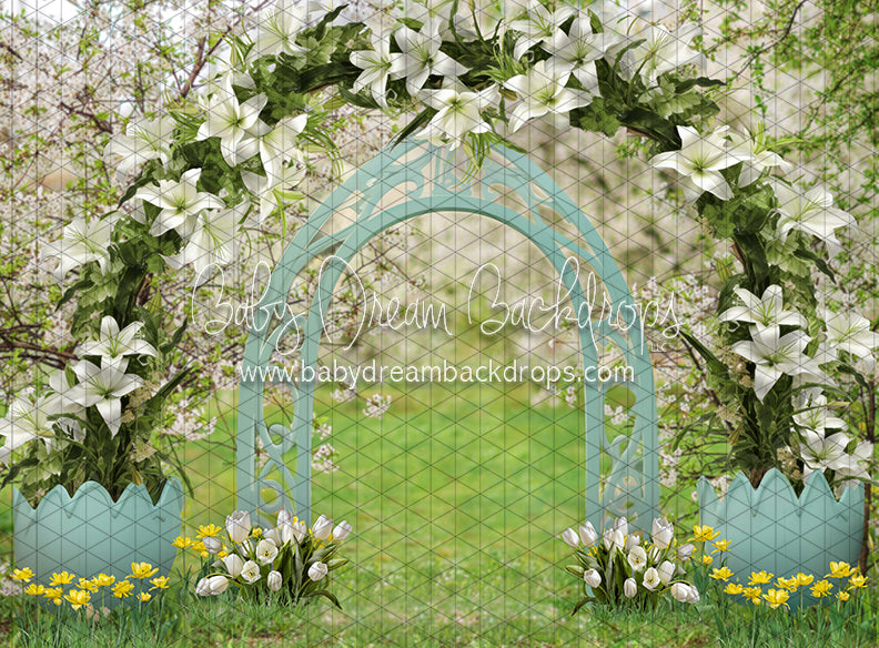 Simple Spring Blossoms Arch (JA)