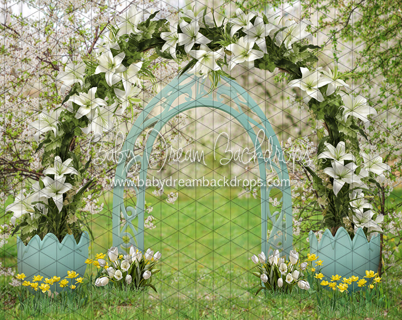 Simple Spring Blossoms Arch (JA)
