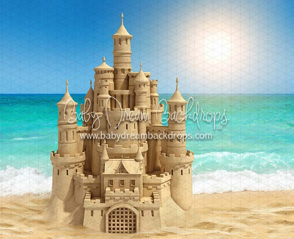 Simple Large Sand Castle