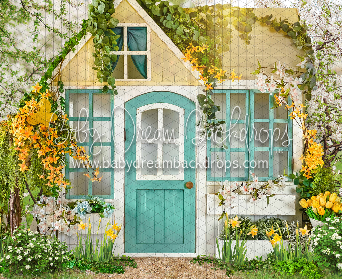 Simple Spring House (JA) — Baby Dream Backdrops