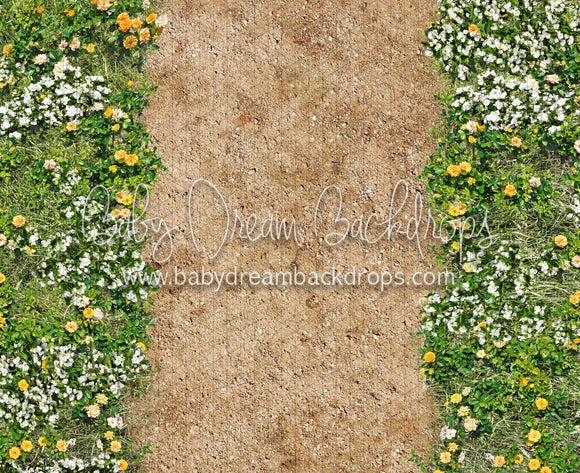 Simple Spring Path Floor Fabric Drop (CC)