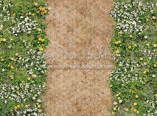 Simple Spring Path Floor Fabric Drop (CC)