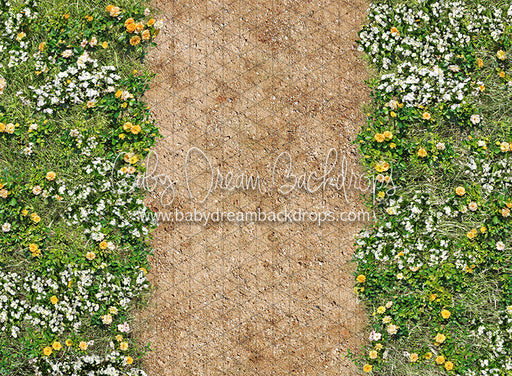 Simple Spring Path Floor Fabric Drop (CC)