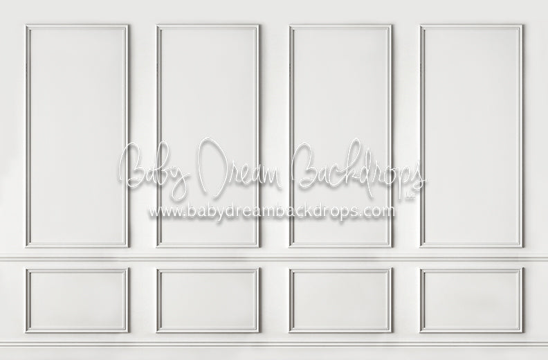 Simple Statement Wall White 8x12 CC