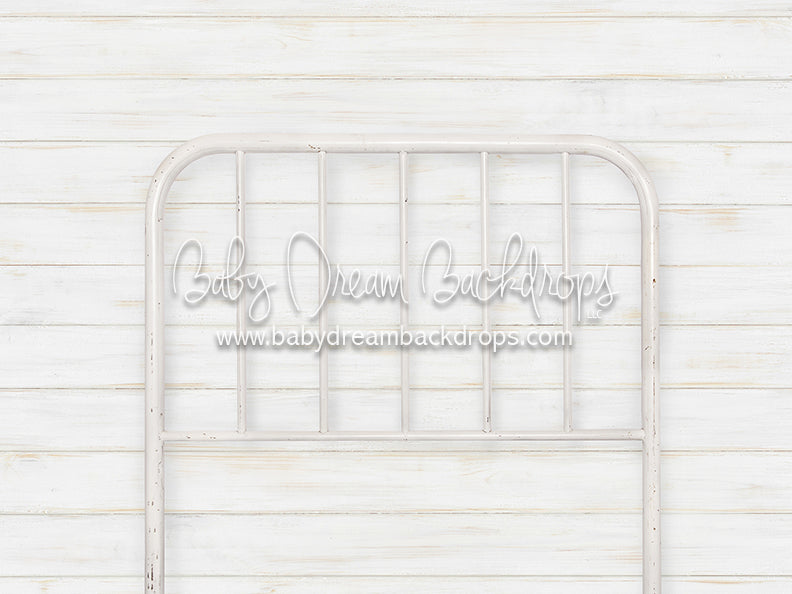 Simple White Headboard (Queen) 6x8 JA (Premium)