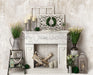 Simply Spring Mantel