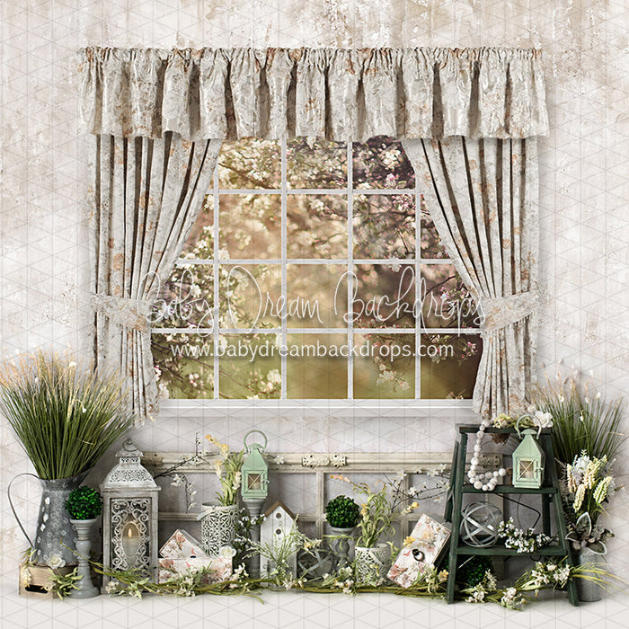 X Drop simply spring window