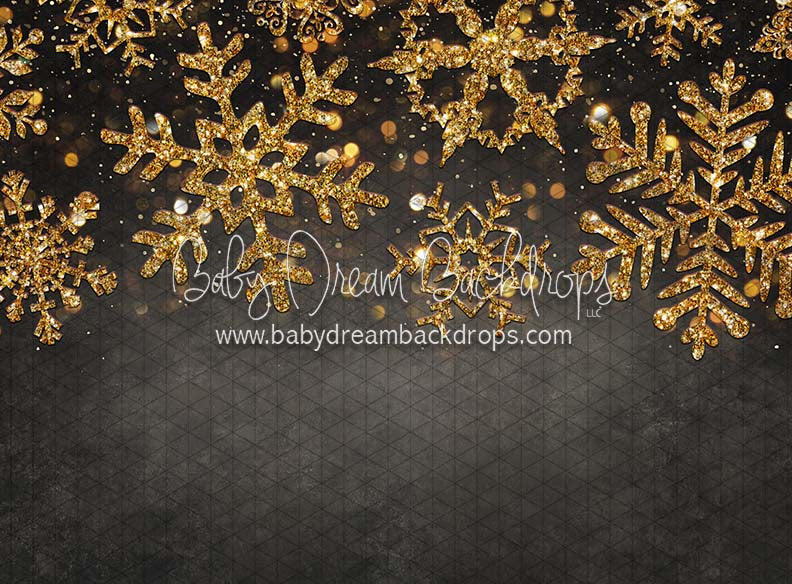 Snow Dazzle Grey and Gold